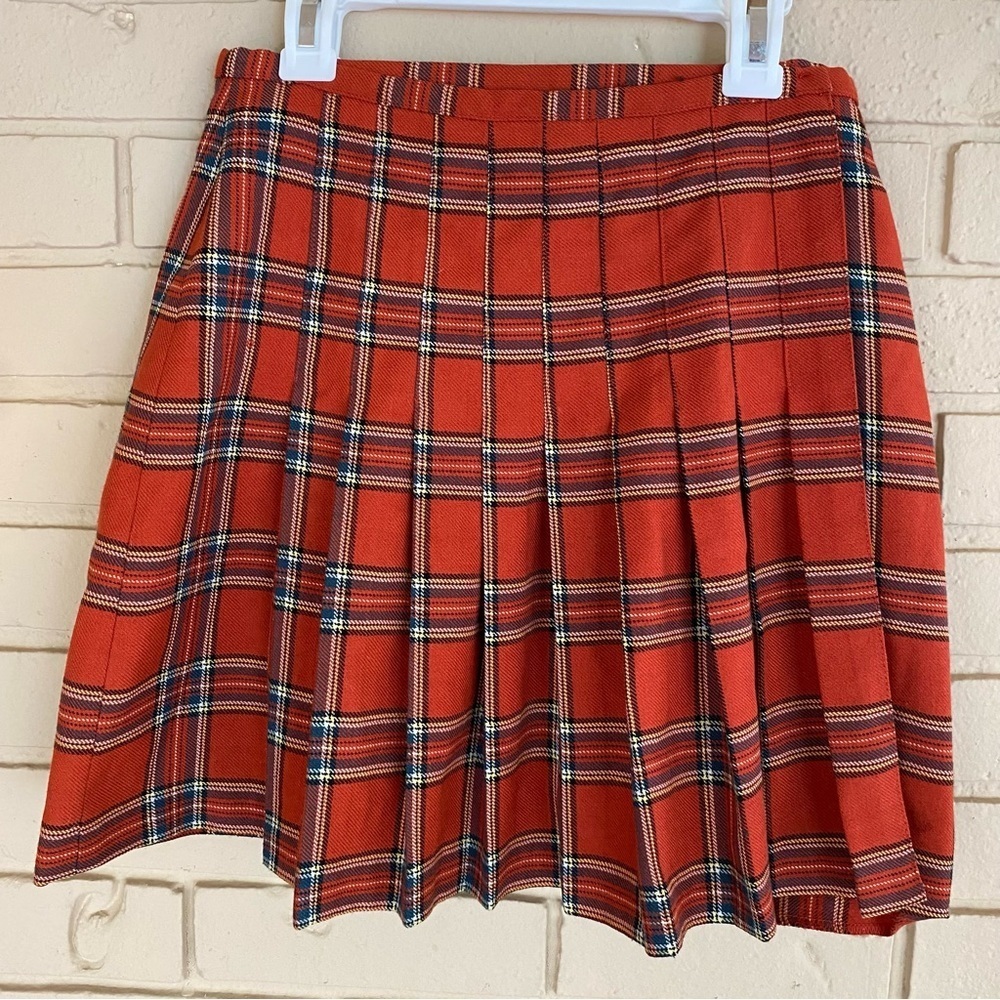 Vintage 90s The Limited Plaid Pleated Skirt Size 2 Dark Academia School Girl